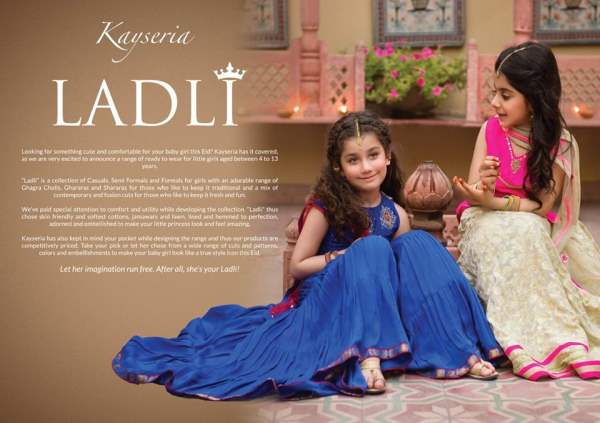 Kayseria Eid Kids Wear Little Girls Dresses 2016