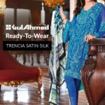 Trencia Satin Silk Eid Collection Gul Ahmed 2016