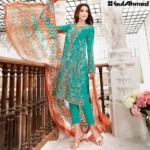 Trencia Satin Silk Eid Collection Gul Ahmed 2016 2