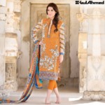 Trencia Satin Silk Eid Collection Gul Ahmed 2016 4