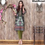 Trencia Satin Silk Eid Collection Gul Ahmed 2016 9