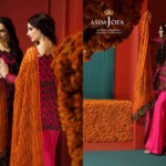 Asim Jofa Luxury Embroidered Chiffon Dresses 2016-17 13