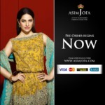 Asim Jofa Luxury Embroidered Chiffon Dresses 2016-17 2