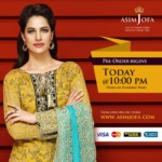 Asim Jofa Luxury Embroidered Chiffon Dresses 2016-17 3