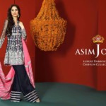 Asim Jofa Luxury Embroidered Chiffon Dresses 2016-17 4