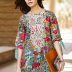 Khaadi Unstitched Embroidered Tops Autumn Collection 2016-17 2