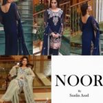 Noor Premium Embroidered Chiffon Dresses 2016-17 5