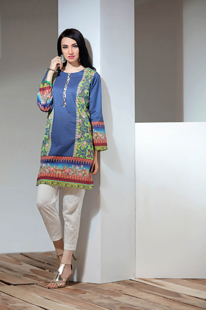 So Kamal Fall Collection Digital Printed Shirts 2016-17 2