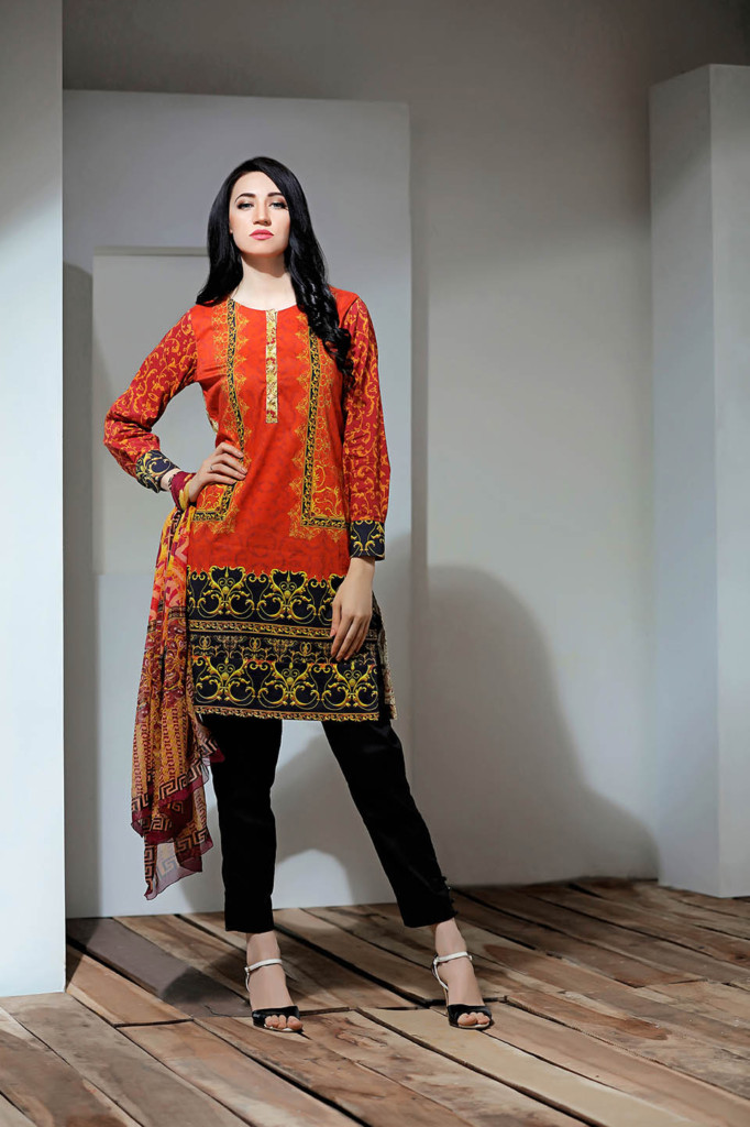 So Kamal Fall Collection Digital Printed Shirts 2016-17 3