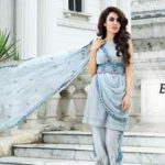 Embroidered Crinkle Chiffon Eid Ul Azha Collection Motifz 2016-17 2