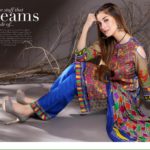 Mahnoor Embroidered Linen Dresses Winter Collection 2016-17