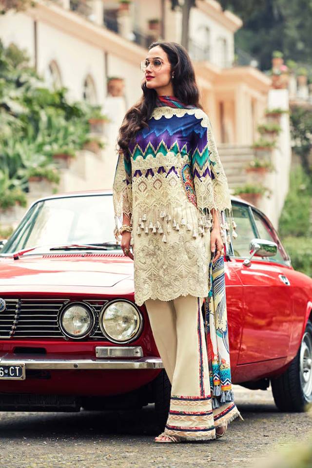 Faraz Manan Luxury Spring-Summer Lawn Dresses 2017