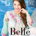 Belle Summer 2 PC Lawn Dresses By Charizma 2017