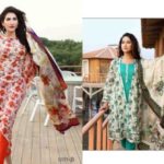 Classic Lawn Shalwar Kameez By Five Star Textiles 2017 7