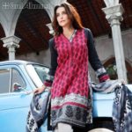 Gul Ahmed La Chiffon Summer Shalwar Kameez 2017 3