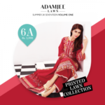 Adam Jee Casual Printed Lawn Shalwar Kameez Collection 2017