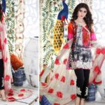 Charizma Naranji Digital Eid Lawn Vol-2 2017 14