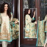 Floss Embroidered Luxury Lawn Shalwar Kameez Vol-2 2017 7