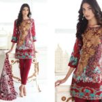 Floss Embroidered Luxury Lawn Shalwar Kameez Vol-2 2017 8