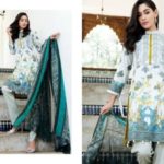 Mahnoor Embroidered Eid Casual Lawn AlZohaib 2017 3