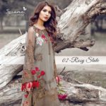 Serene Royal Chiffon Eid Dresses Summer Collection 2017 2