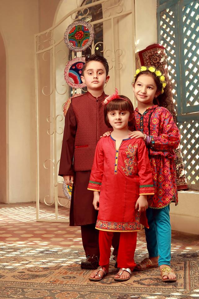 Edenrobe Traditional Eid Collection For The Complete Family 2017