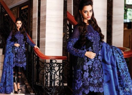 Nomi Ansari Chiffon Eid Dresses Luxury Collection 2017