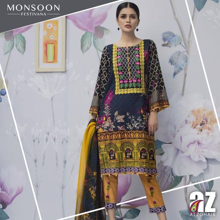 Monsoon Festivana Al Zohaib Summer Collection 2017