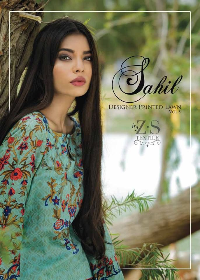 Sahil Casual Lawn Summer End ZS Textiles 2017