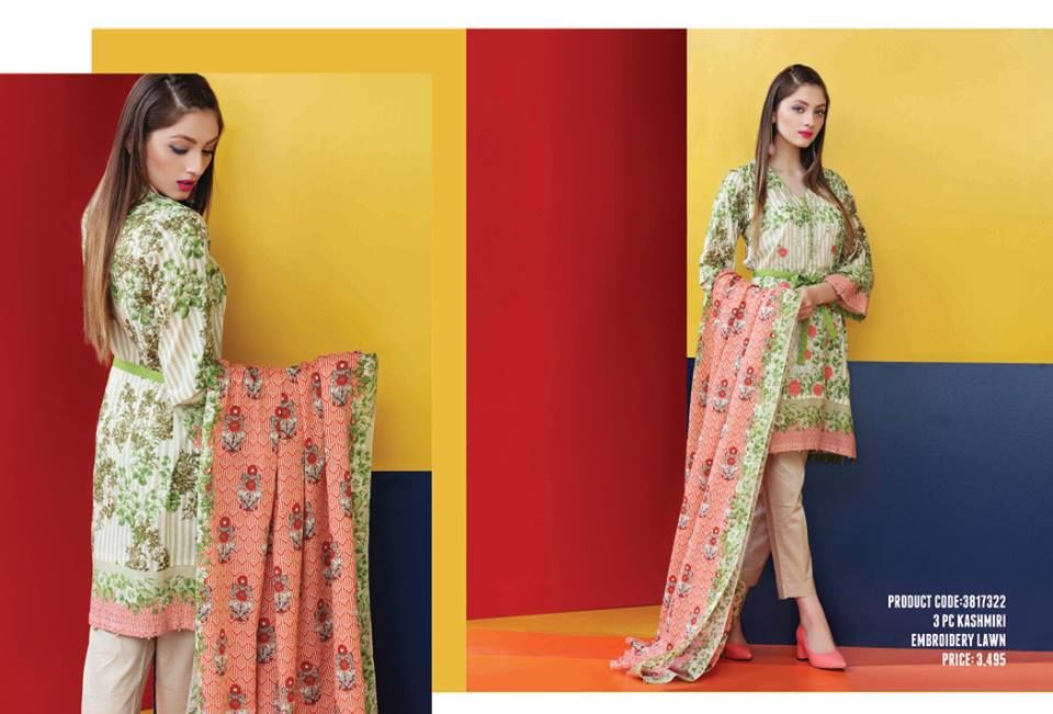 Warda Modern Lawn Kashmiri-Pristine Collection 2017