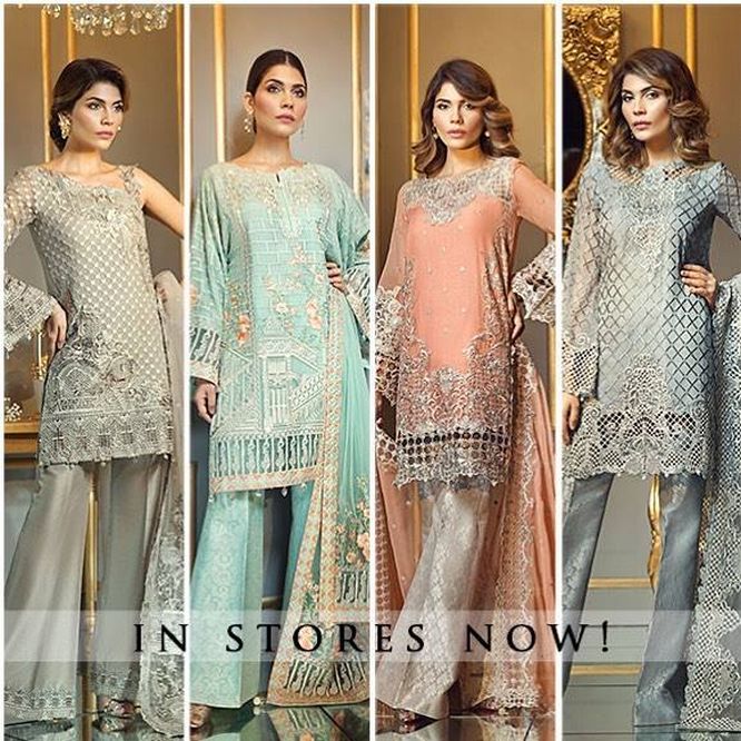 Anaya Chiffon Eid Collection Festive Season Dresses 2017