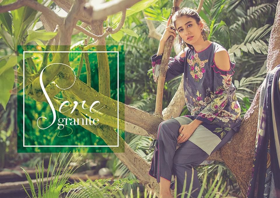 Cross Stitch Cambric Dresses Eid Collection 2017