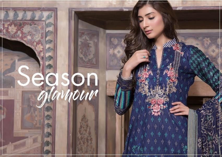 Kalyan Monsoon Lawn Dresses ZS Textiles Collection 2017