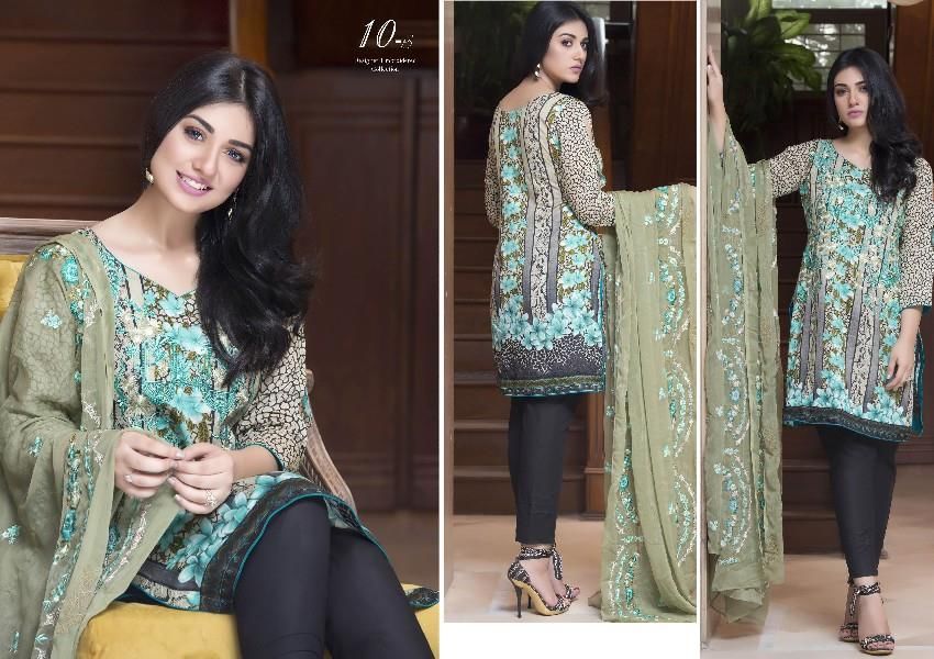 Kalyan Monsoon Lawn Dresses ZS Textiles Collection 2017