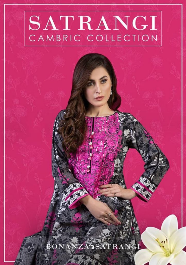 Bonanza Satrangi Cambric Dresses Collection 2018