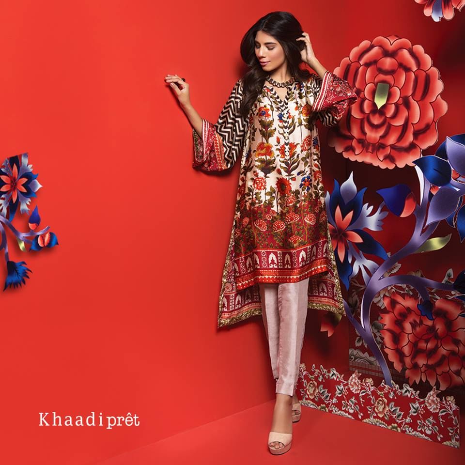 Khaadi Ready To Wear Satin Winter Collection 2018