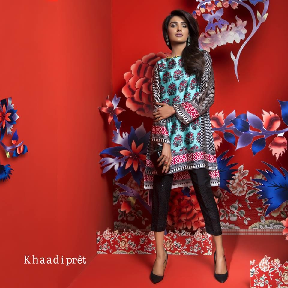 Khaadi Ready To Wear Satin Winter Collection 2018