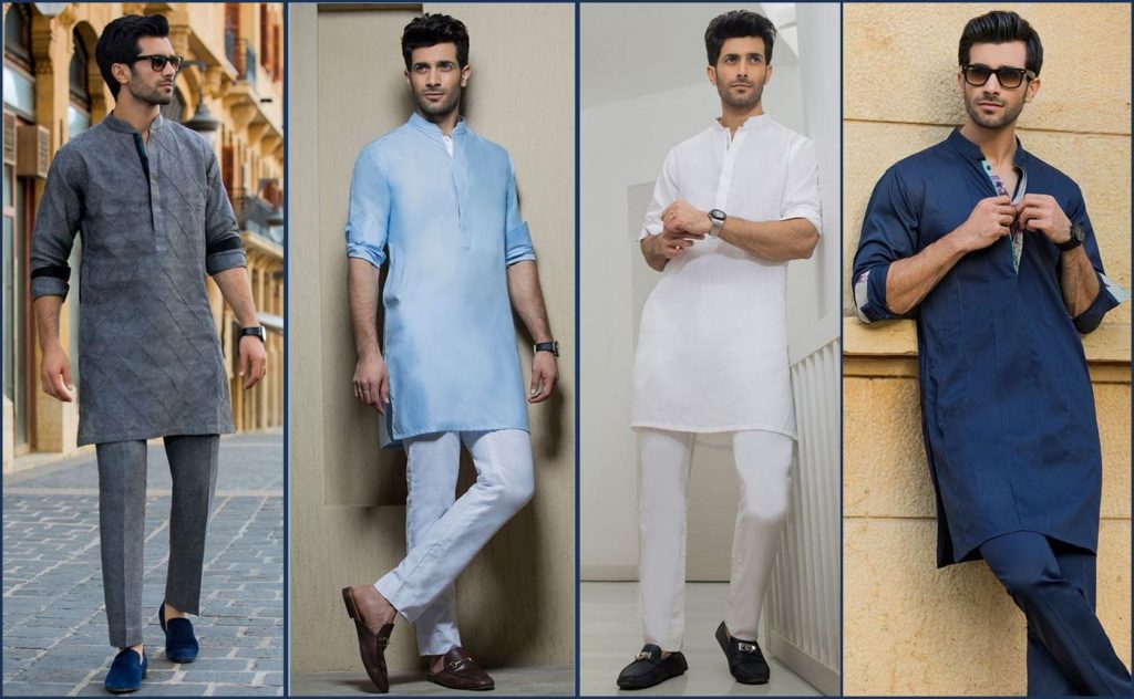 Sania Maskatiya Casual Kurta Collection Menswear 2018