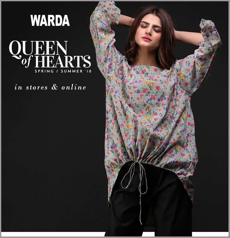 Warda Summer Lawn Queen of Hearts Collection 2018