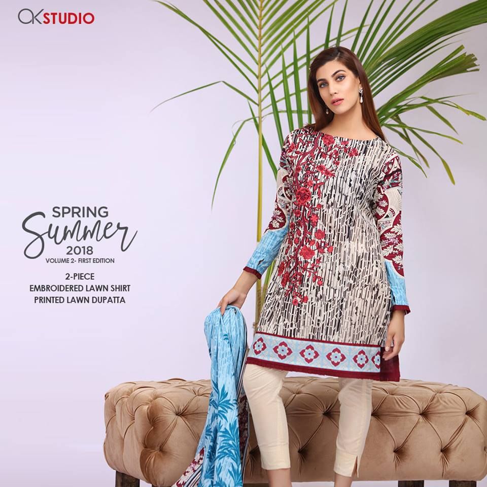 Alkaram Summer Vol-2 Lawn Dresses 2018