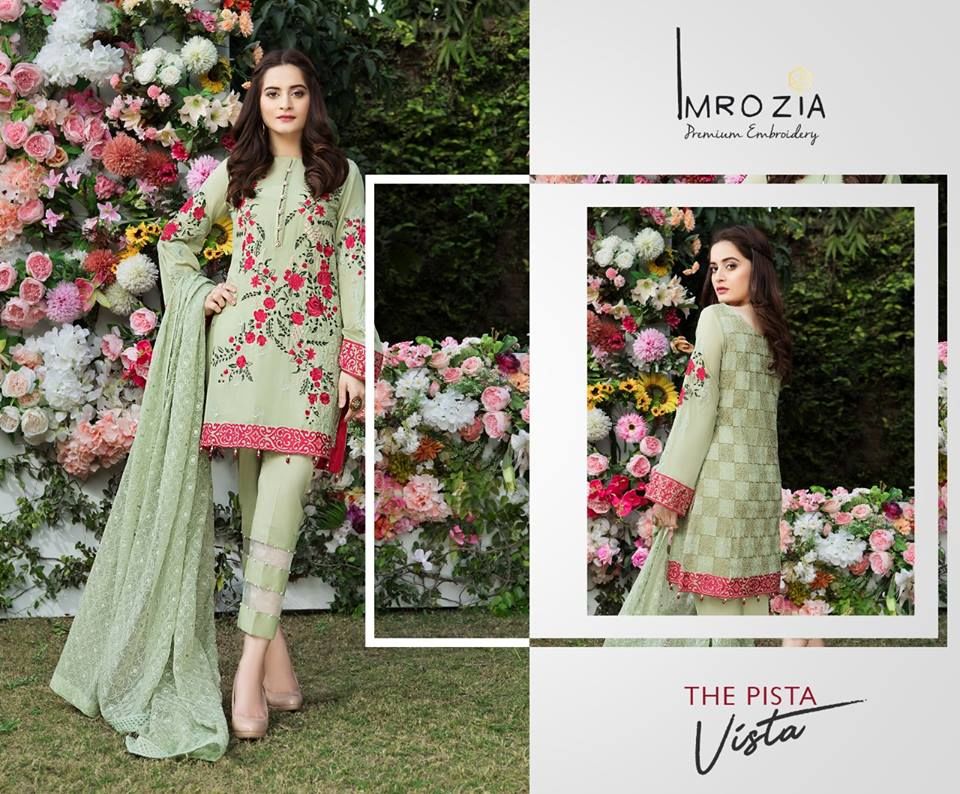 Imrozia Luxury Premium Lawn Dresses Collection 2018