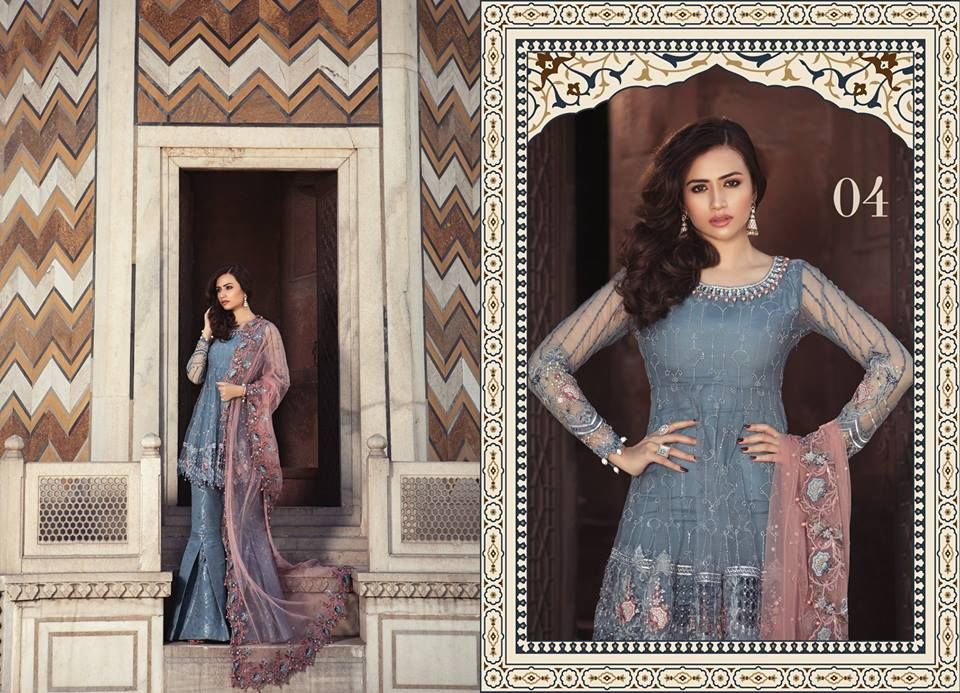 Maria B Mbroidered Eid Collection Silk Lawn Chiffon Dresses