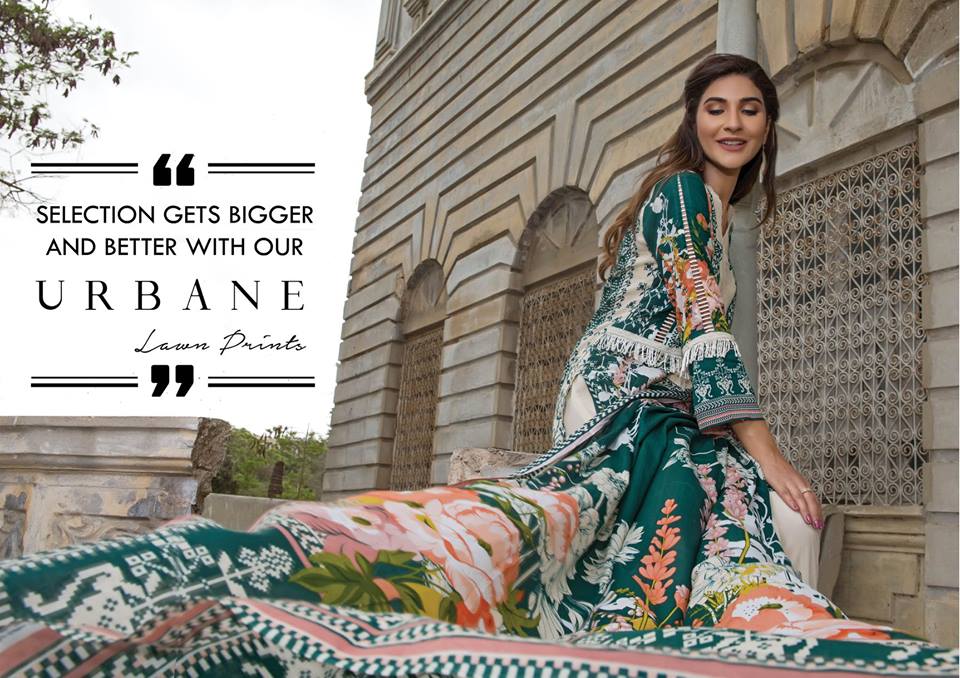 Firdous Cloth House Urbane Lawn Collection 2018