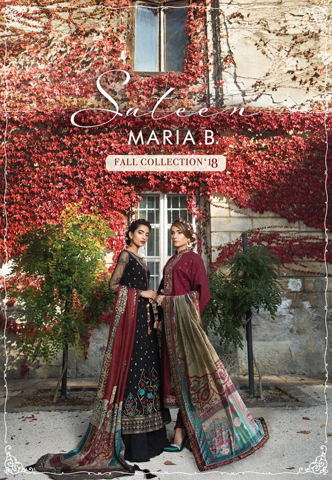 Maria B Sateen Winter Unstitched Collection 18