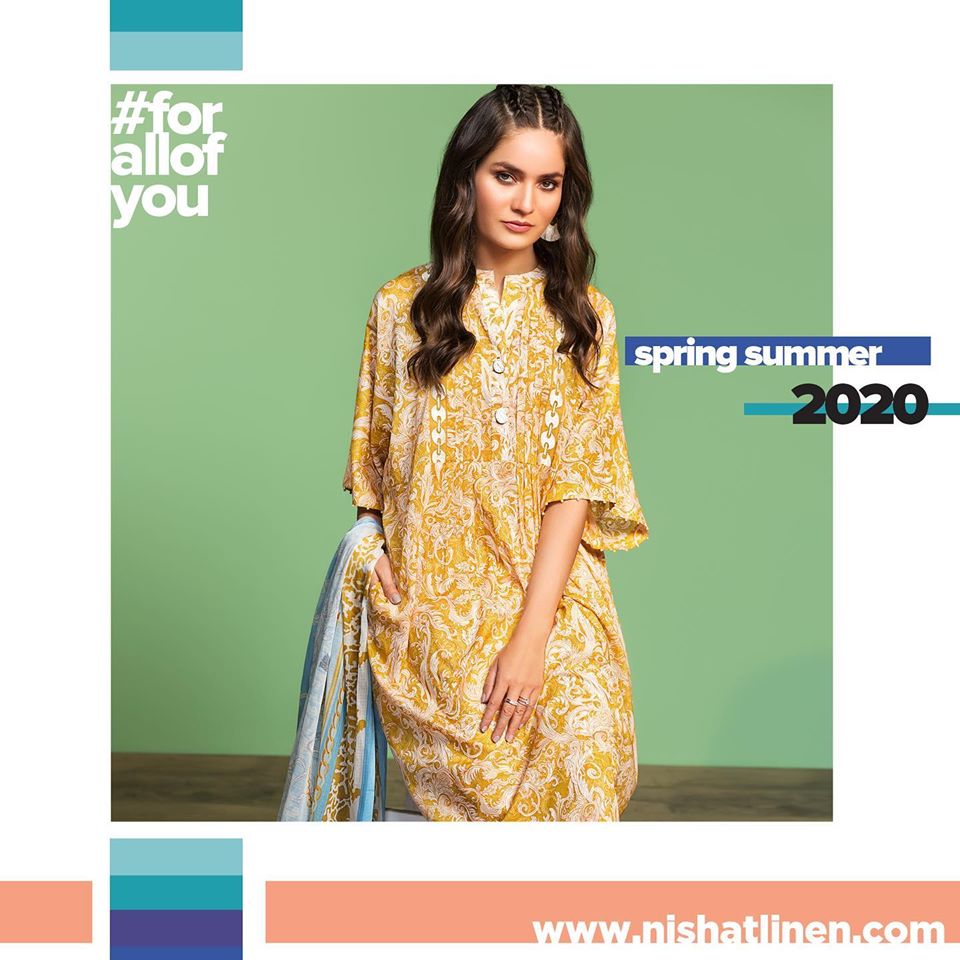 Nishat Linen Summer 2020 Unstitched Collection