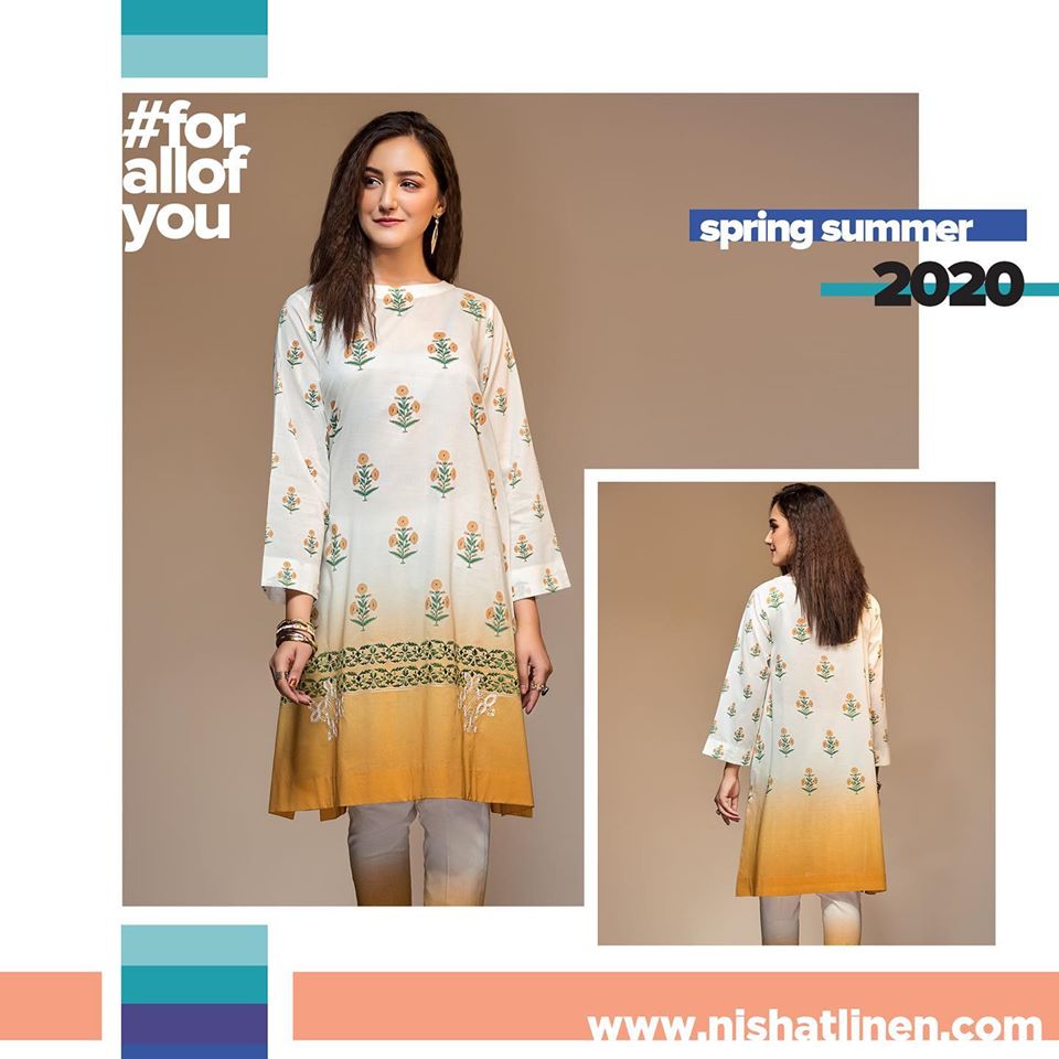 Nishat Linen Summer 2020 Unstitched Collection