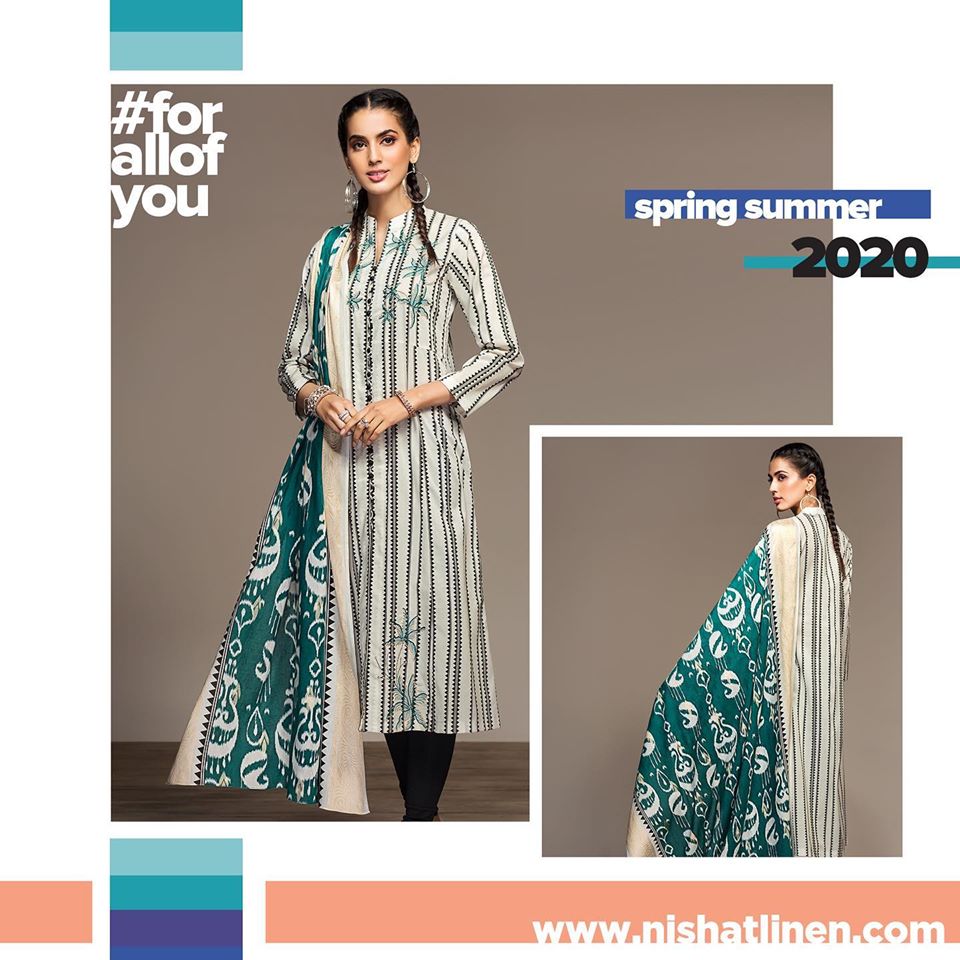 Nishat Linen Summer 2020 Unstitched Collection