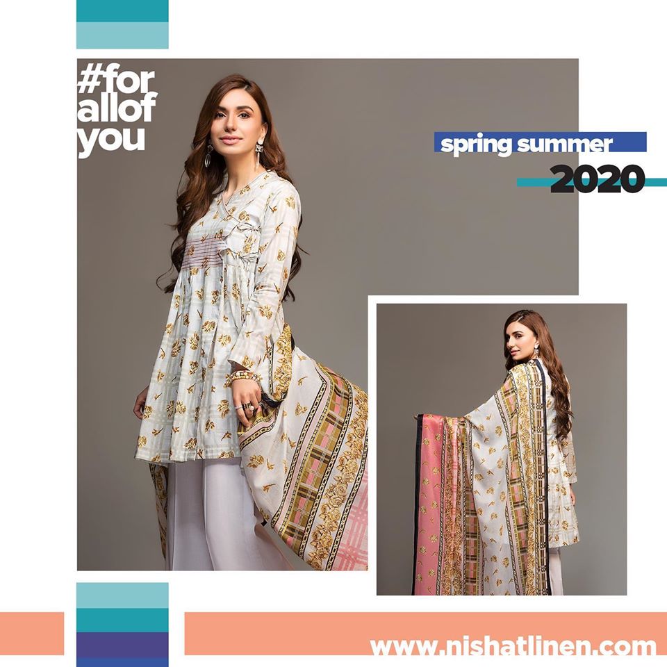 Nishat Linen Summer 2020 Unstitched Collection